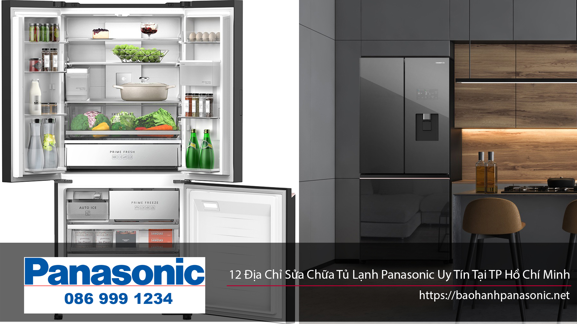 Sửa chữa tủ lạnh Panasonic taị Tp Hồ Chí Minh