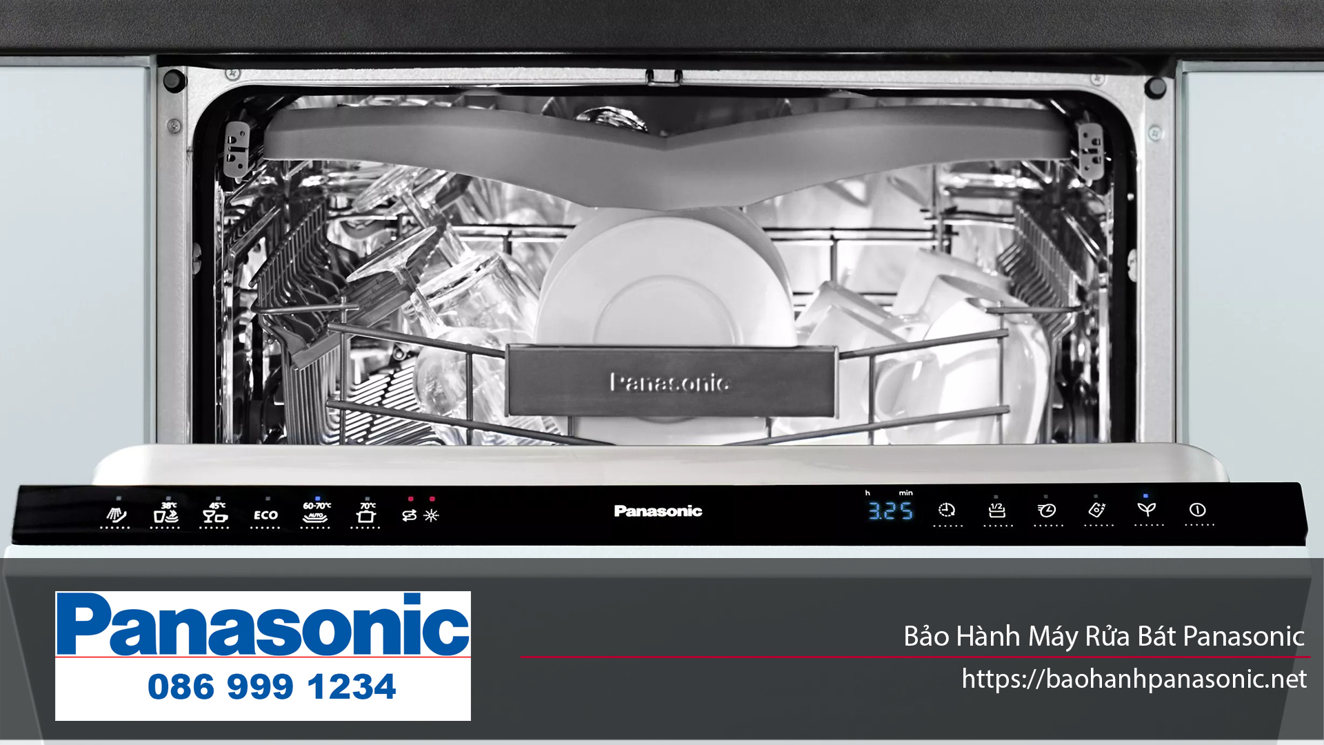 Bảo hành máy rửa bát Panasonic