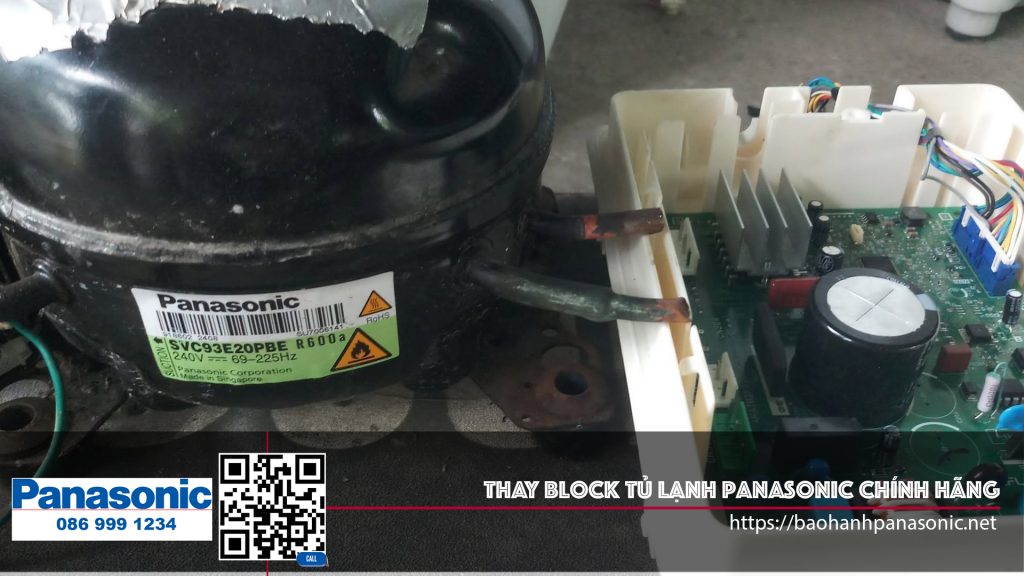 Thay block tủ lạnh Panasonic chính hãng