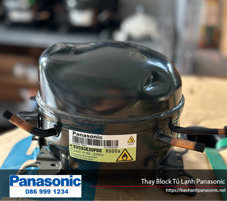Thay blcok tủ lạnh Panasonic chính hãng